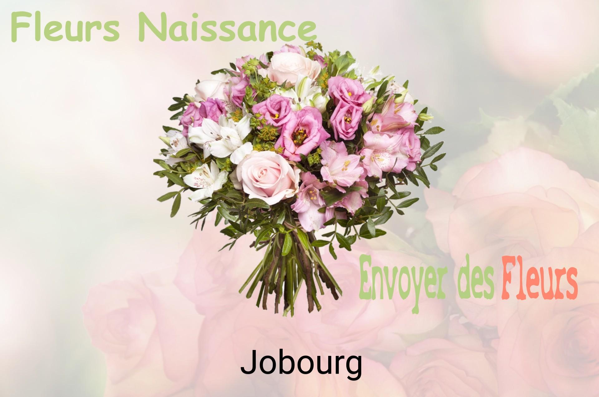 Bouquet de fleurs de naissance livré à Jobourg